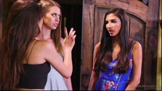 Oiled up lesbian massage threesome with Jill Kassidy and her friends