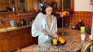 Gina Gerson fuck girl in the kitchen