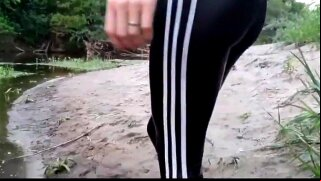 adidas leggings wet &mud