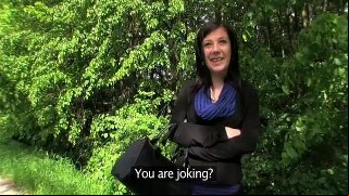 PublicAgent Innocent young woman fucked in the bushes