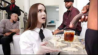Hazel Moore Does Anal Gangbang With Big Black Cocks