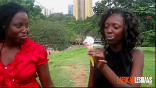 'Amateur Busty African Lesbians Licking Pussies'